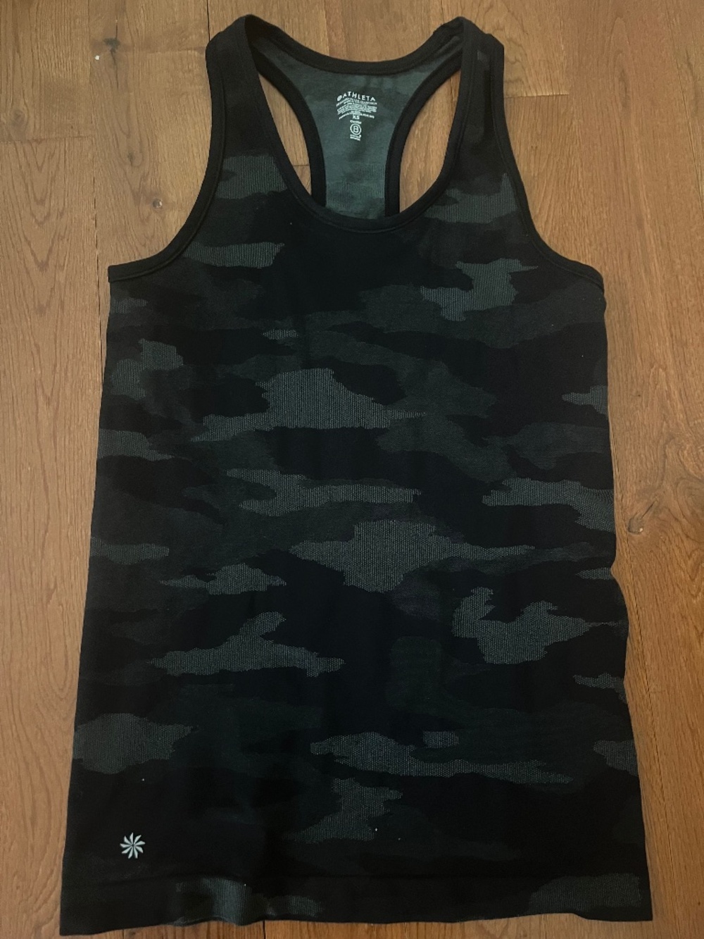Athleta camo racerback tank top